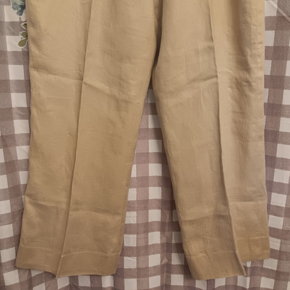 Womens Lauren Ralph Lauren linen pants. - Picture 4 of 7